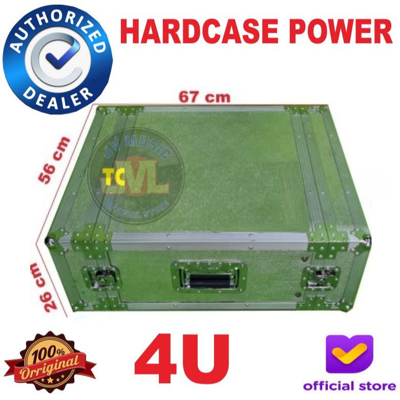 Box Hardcase Power 4U Hardcase Accesories Box