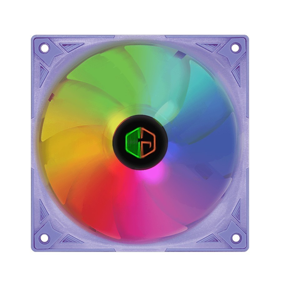 CUBE GAMING INDIGO - RGB RAINBOW STATIC FAN 12CM