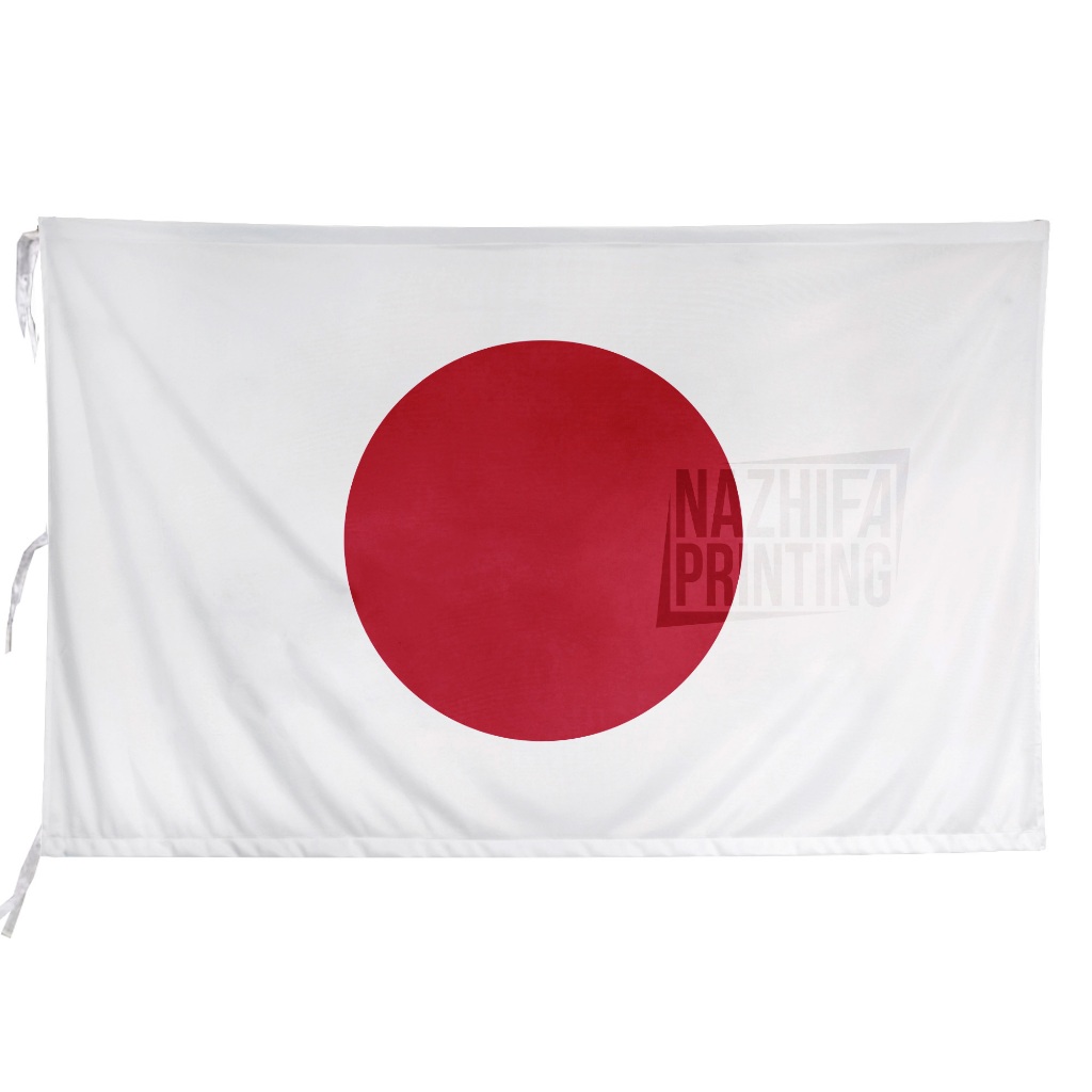 Bendera Jepang / Japanese (Bendera Negara) - Ukuran Lengkap (Kecil, Sedang, Besar) - Nazhifa Printin