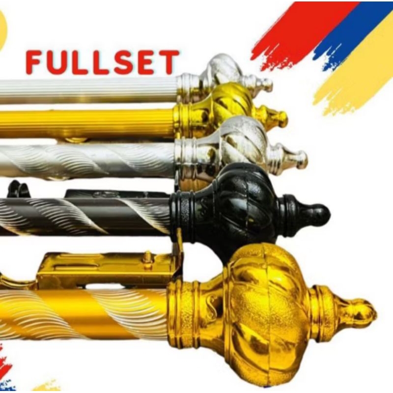 Batang Hordeng 2 meter full set batang gorden 1 setengah Fullset Batang Hordeng 1 meter Full set