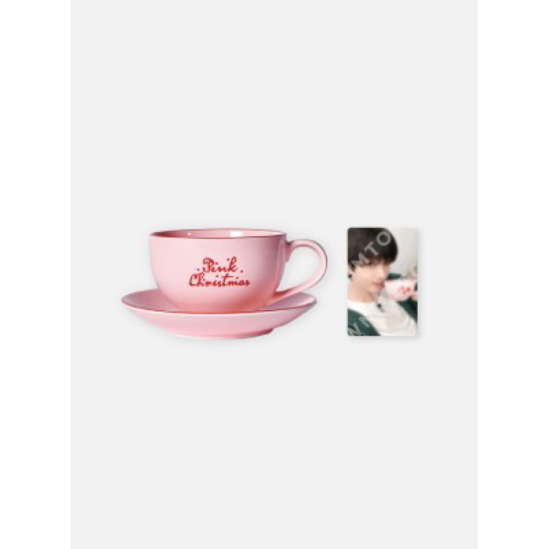 [PRE ORDER] MD CUP & SAUCER SET PINK CHRISTMAS NCT DREAM MARK RENJUN JENO HAECHAN JAEMIN CHENLE JISU
