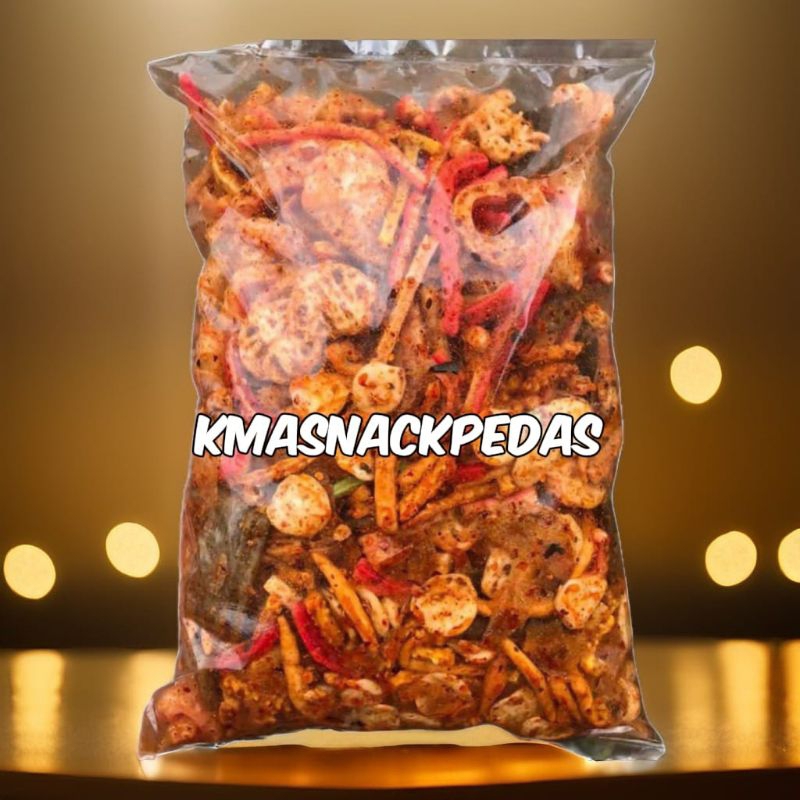 SEBLAK CAMPUR MIX 1KG VIRAL TERMURAH COD - Jajanan Viral - Jajanan Kekinian - Cemilan Pedas Gurih - 