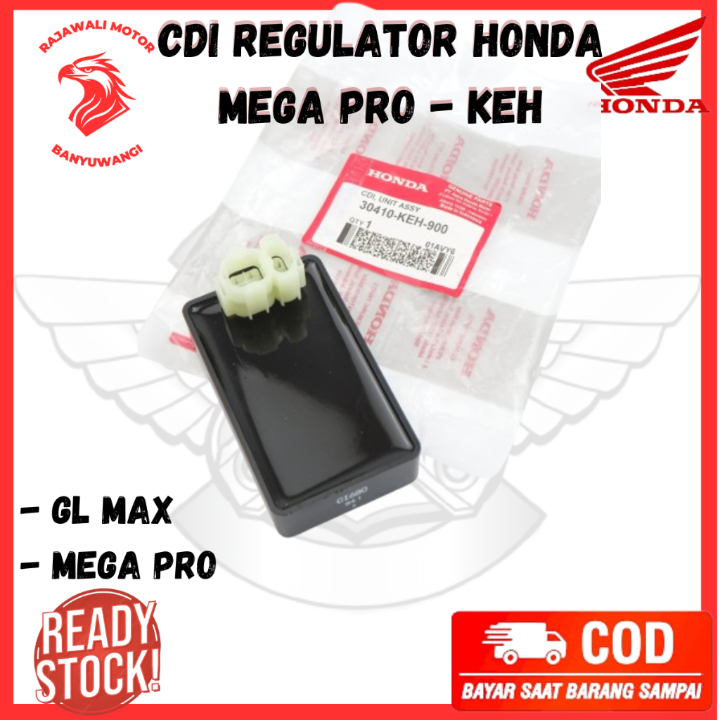 Cdi Mega Pro Original - Cdi Unit Assy KEH Motor Honda Mega Pro CDI GL Max - 3410-KEH-900