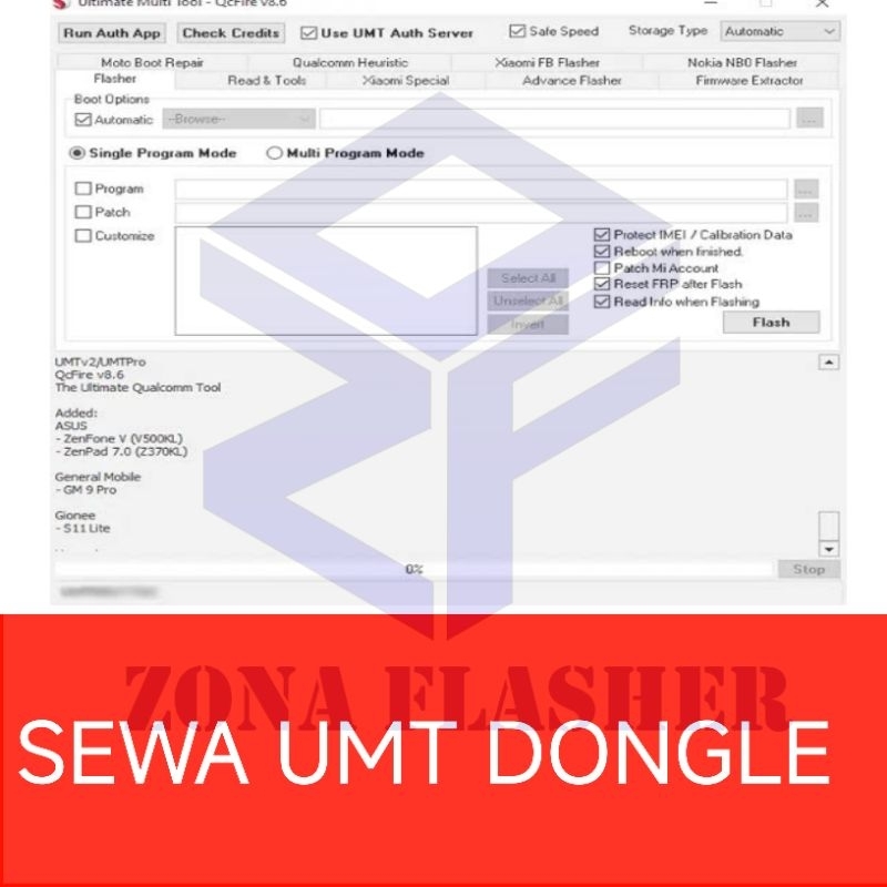 SEWA UMT DONGLE ( ULTIMATE MULTI TOOL)