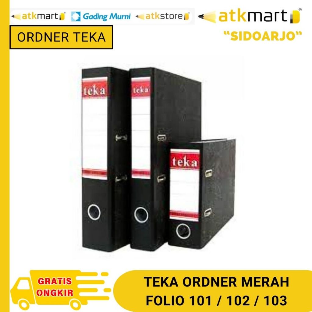 

TEKA ORDNER MERAH ODNER FOLIO 101, ODNER KWITANSI 102 / ODNER SMALL FOLIO 103