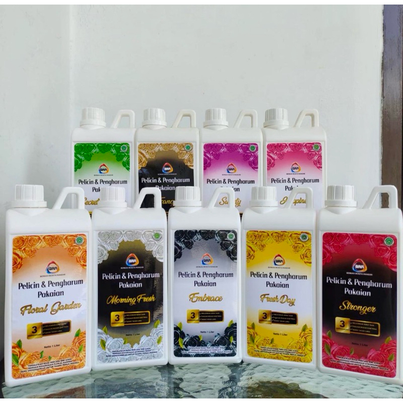 Mawar Laundry Pewangi Pakaian 1000ml Wanginya Tahan Lama