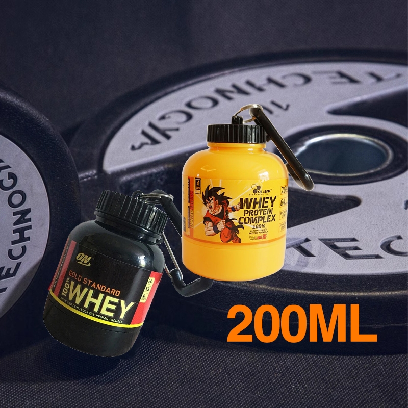 200ML Funel Tempat Wadah Whey Protein Creatine ON / Dragon Ball / Funnel Whey Protein Isolate Weight