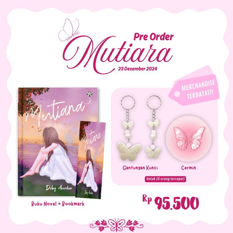

NOVEL MUTIARA | By FairyByy (Deby Aurelia) | READY STOK