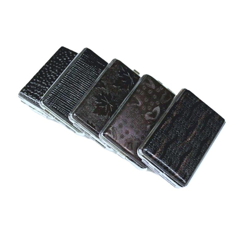 Tempat Rokok MOTIF LEATHER Unik / Kotak Dompet Model Embos box