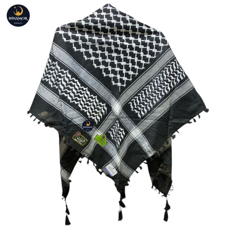 Sorban Almas Hitam Putih Koncer