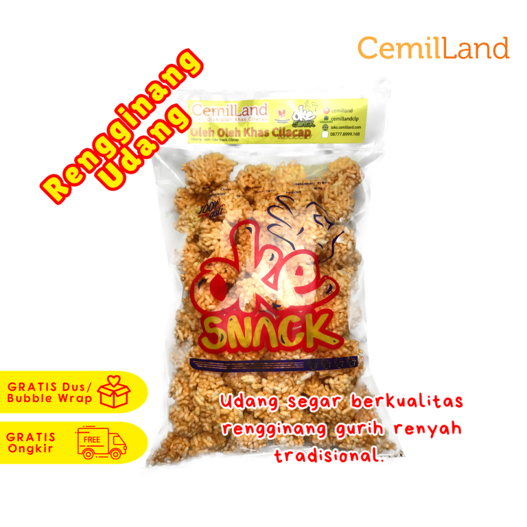 

Rengginang Matang Udang Asli Murah Renyah Oke Snack