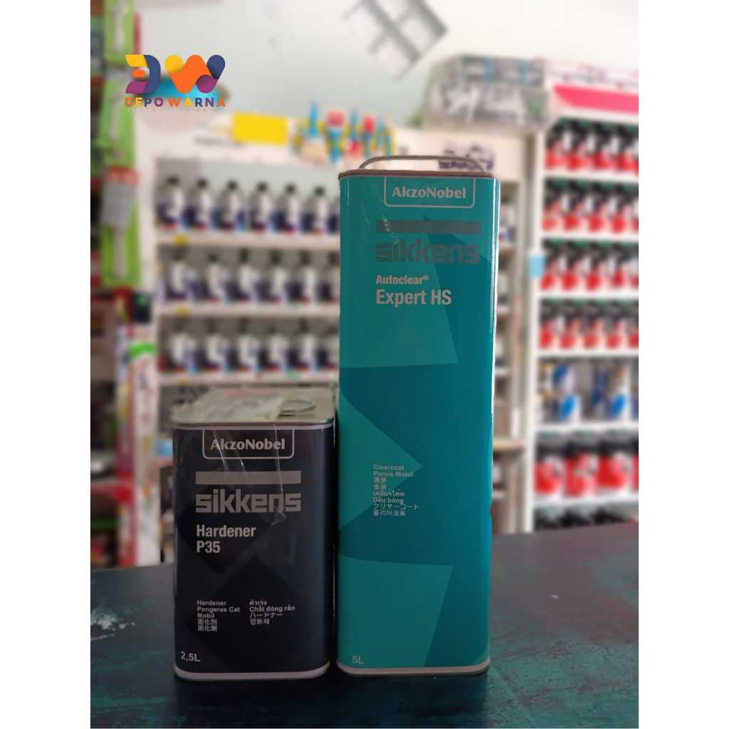 Clear Coat Sikkens Expert HS Galon 5L + Hardener P35 2,5L