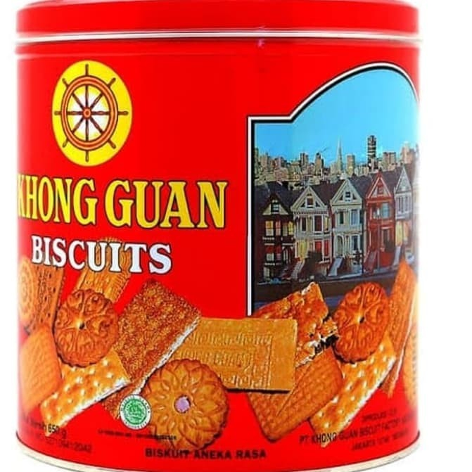 

KHONG GUAN Biscuits Family Kemasan Tins 650 gr