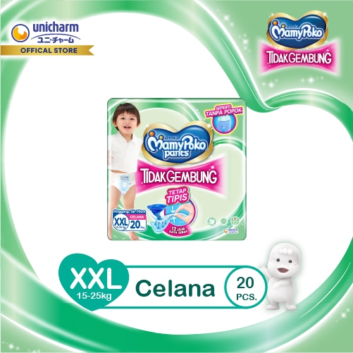 MamyPoko Pants X-tra Kering Slim - XXL 20 - Popok Celana