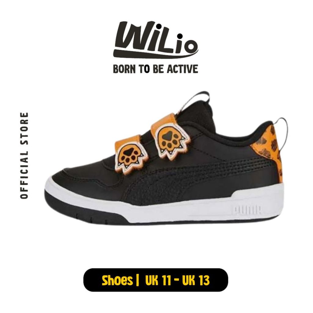 PUMA Multiflex Mates V Ps 38976601 - Sepatu Anak (Hitam)