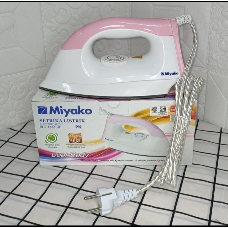 Setrika Miyako EI 1000, setrika miyako