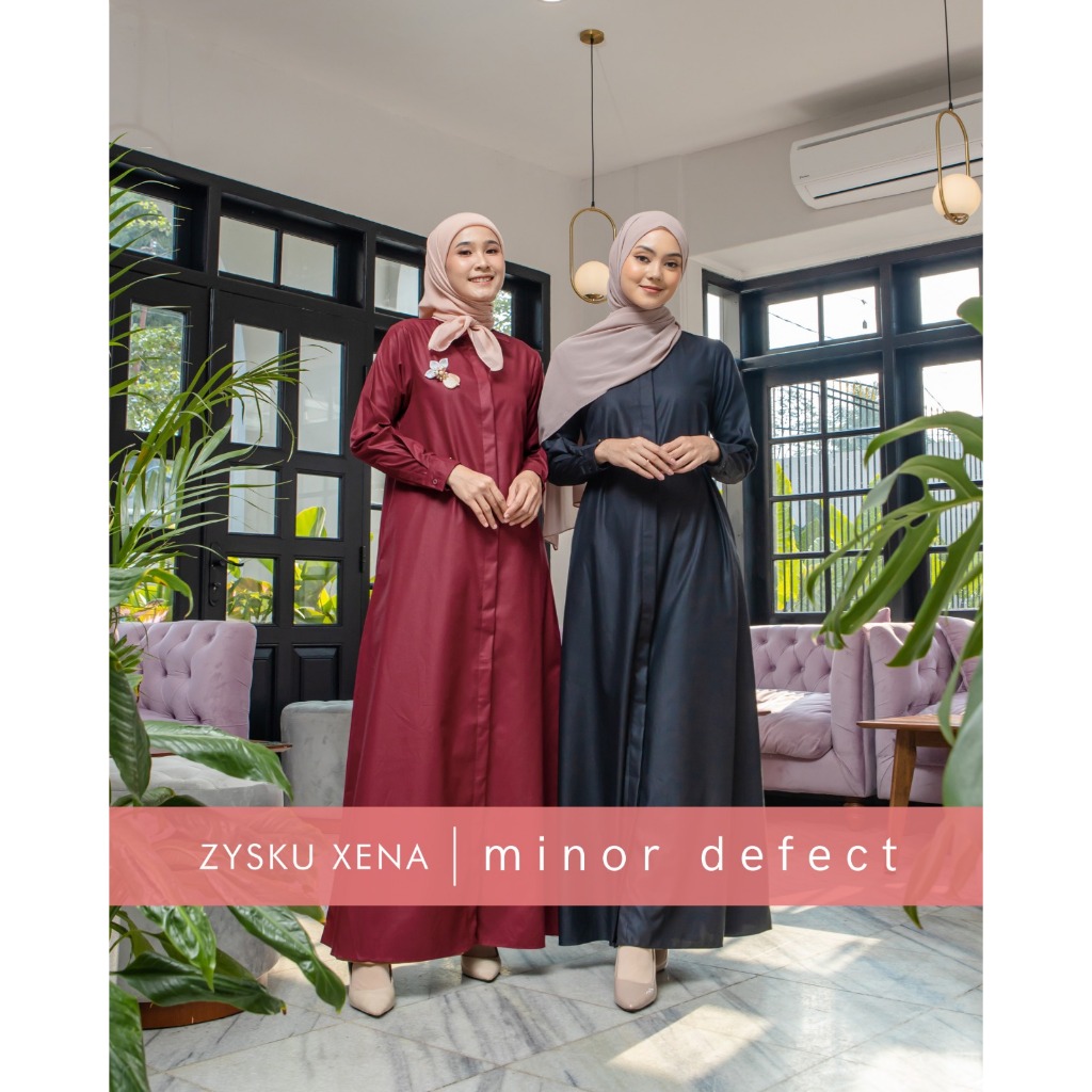 Zysku Xena | Minor Defect | Abaya Shirt | Dress Kemeja Kerja Wanita Lengan Panjang