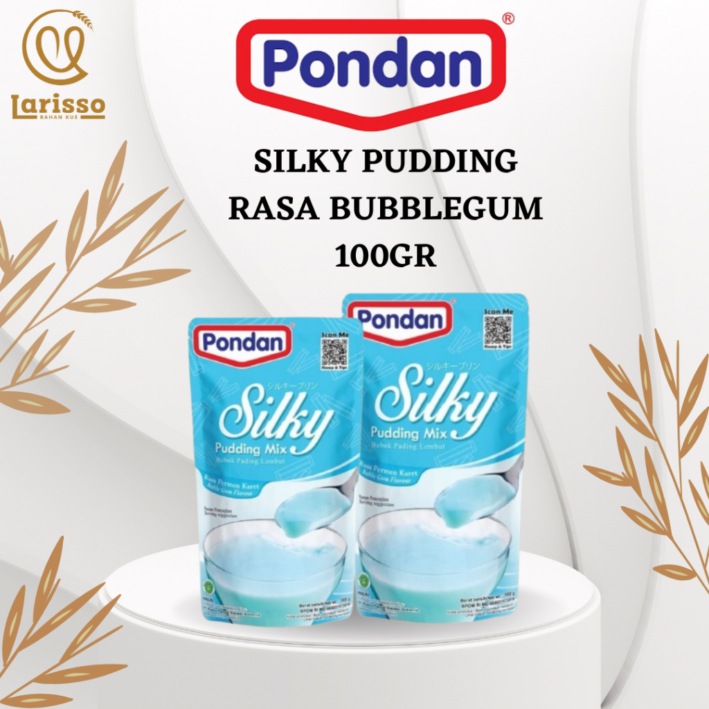 

PONDAN SILKY PUDDING MIX 100GR BUBBLEGUM