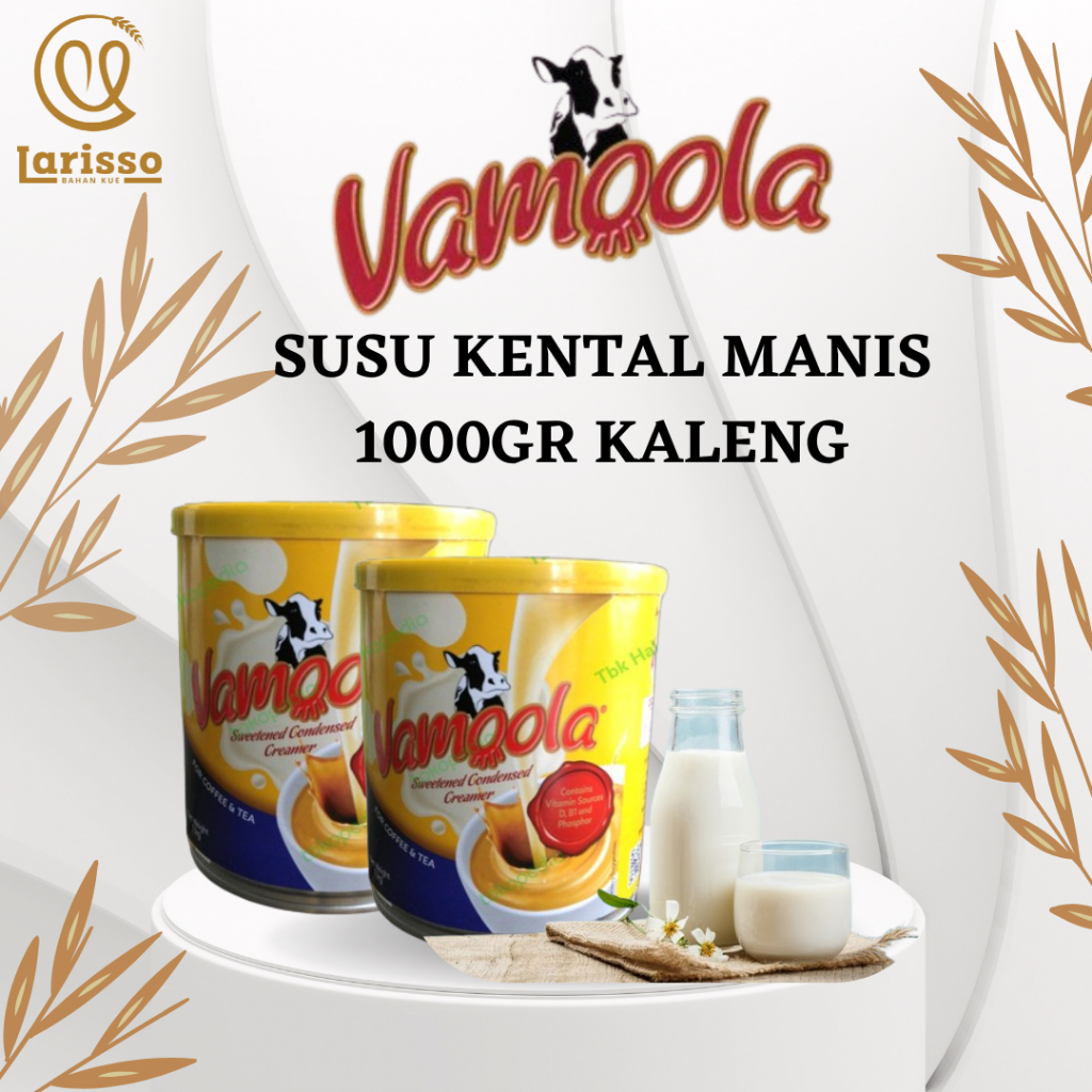 

VAMOOLA SUSU KRIMER KENTAL MANIS 1000GR KALENG