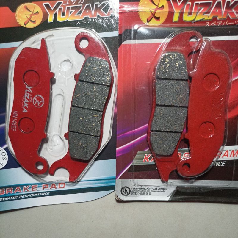 KAMPAS REM CAKRAM RCB 2 PISTON CAKRAM DEPAN CAKRAM BELAKANG YUZAKA BRAKE PAD RCB 2 PISTON