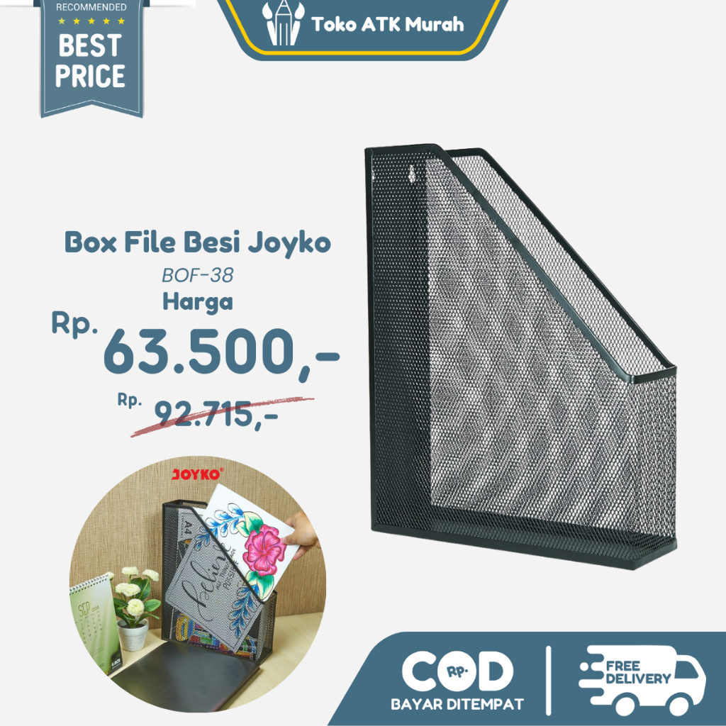 

Box File Keranjang Besi Joyko BOF - 38