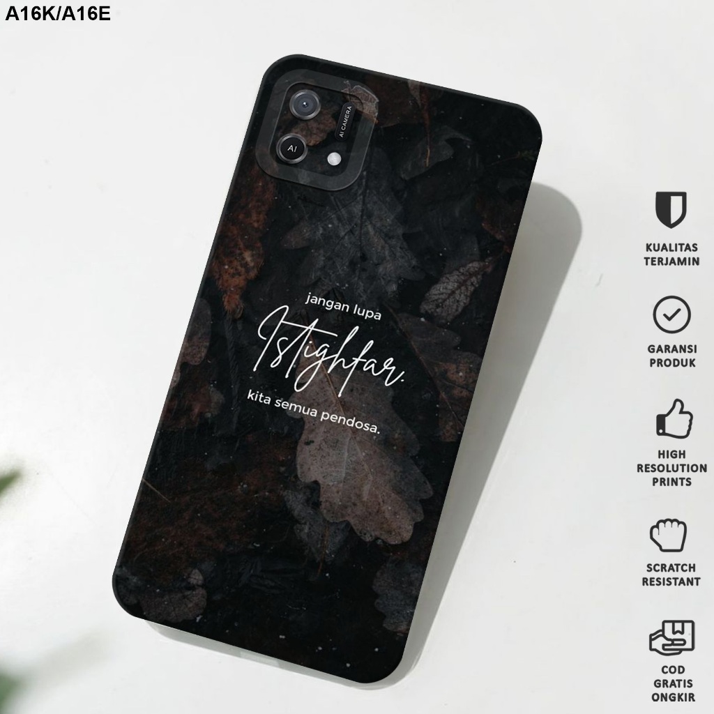 Case Oppo A16K/A16E - Casing Hp Oppo A16K/A16E Motif Quotes - Softcase Oppo A16K/A16E - Softcase Hp 
