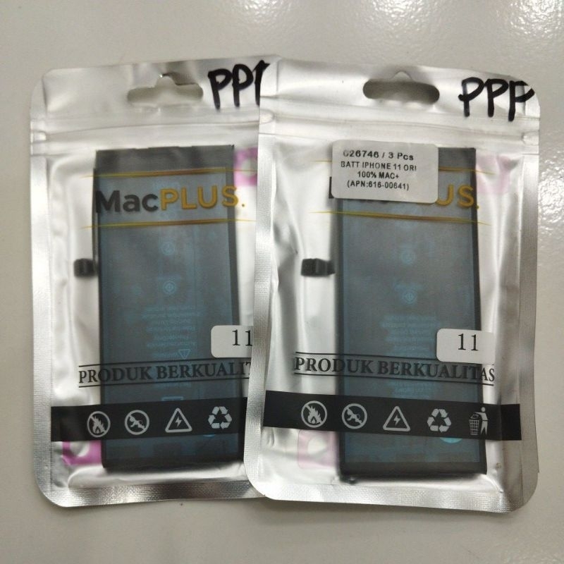 BATERAI FOR IPHONE 11 ORI 100% MACPLUS