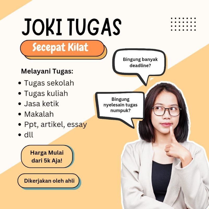 Tugas Kuliah dan Tugas Sekolah