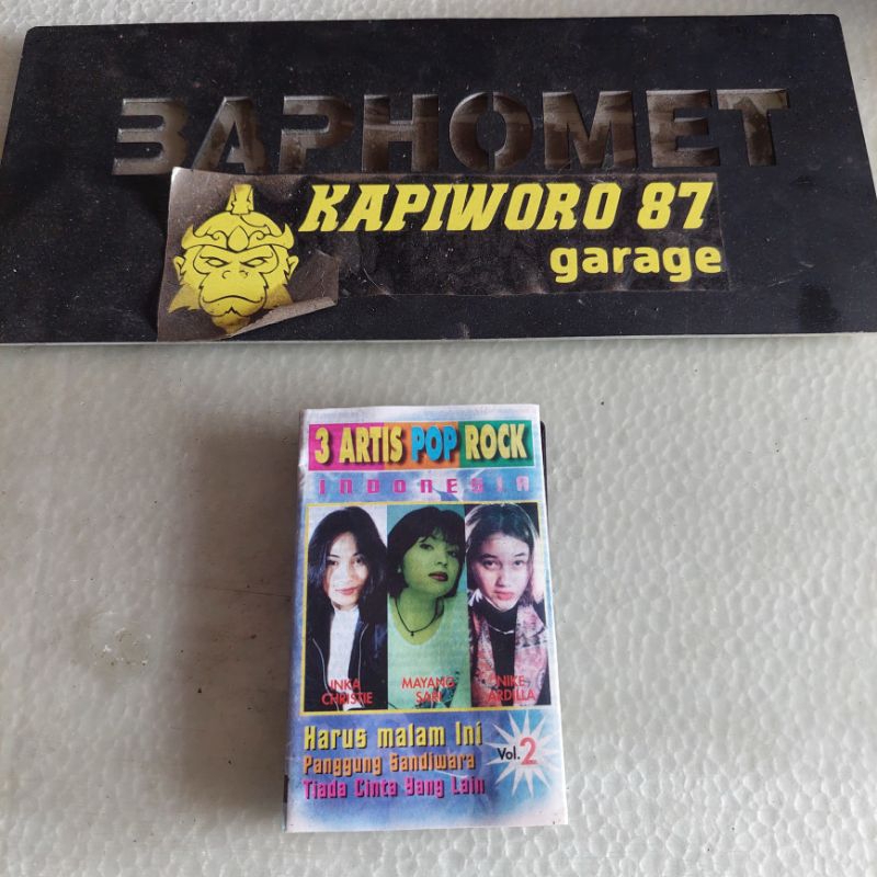 Kaset Pita 3 Artis Pop Rock Indonesia