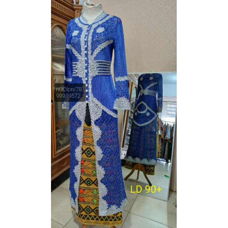 sulam usus kebaya lampung panjang payet