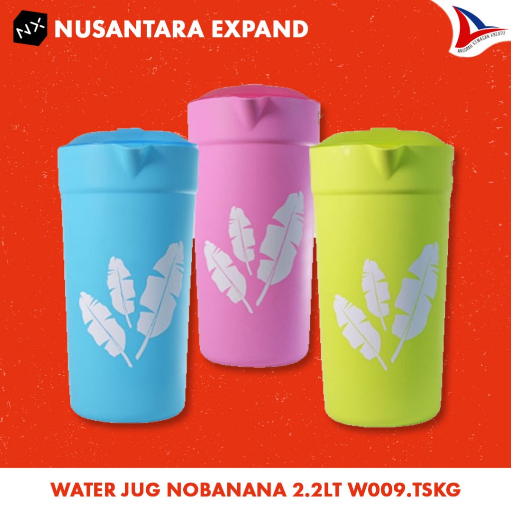 Teko Ceret Air Water Jug Nobanana Merk Technoplast  Eskan Air  Teko Air 2,2 Liter 1 Pcs