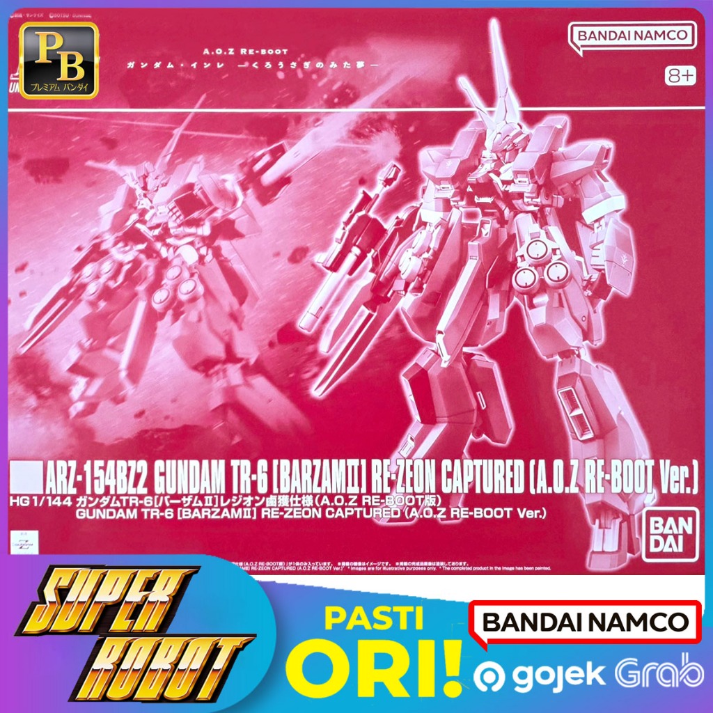 𝗕𝗔𝗡𝗗𝗔𝗜 HG Gundam TR-6 [BARZAM II] RE-ZEON Captured (AOZ RE-BOOT Ver) - HGUC P-BANDAI LIimited
