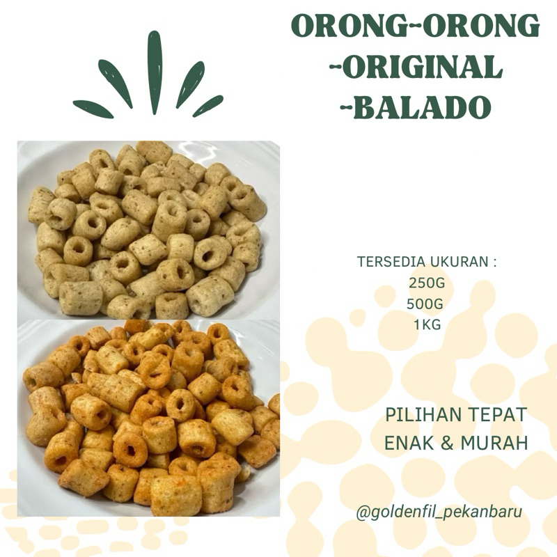 

Orong-orong ori pedas 250g - 1kg