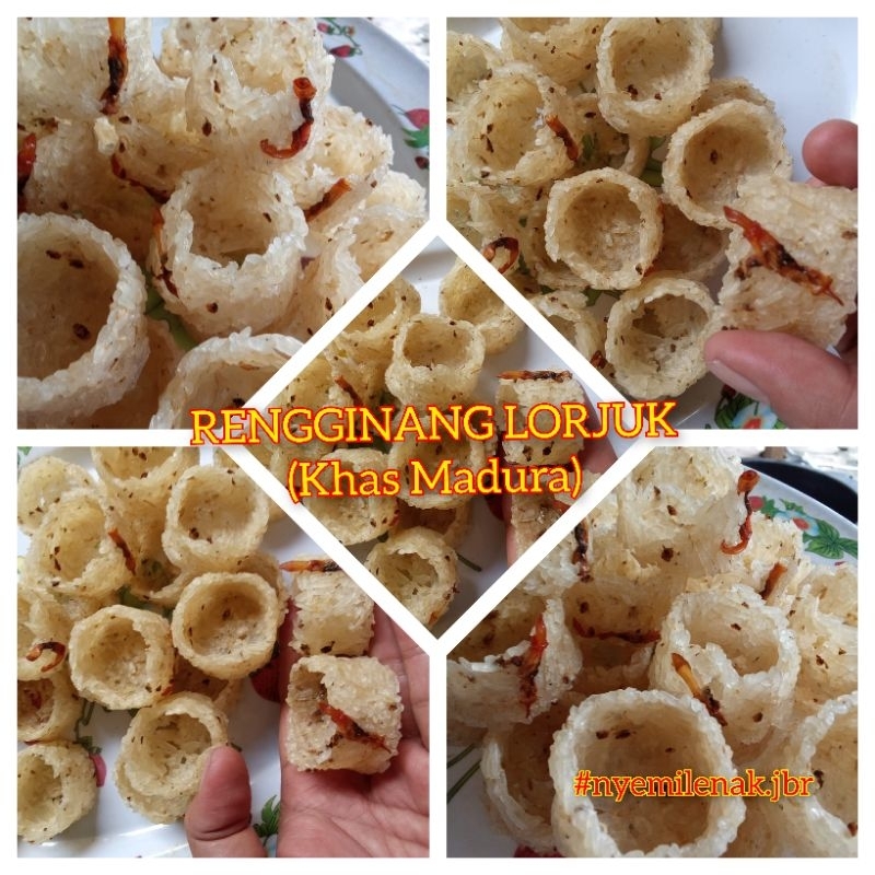 

Rengginang Lorjuk (Mentah) Khas Madura, isi 20 pcs, berat 500 gram
