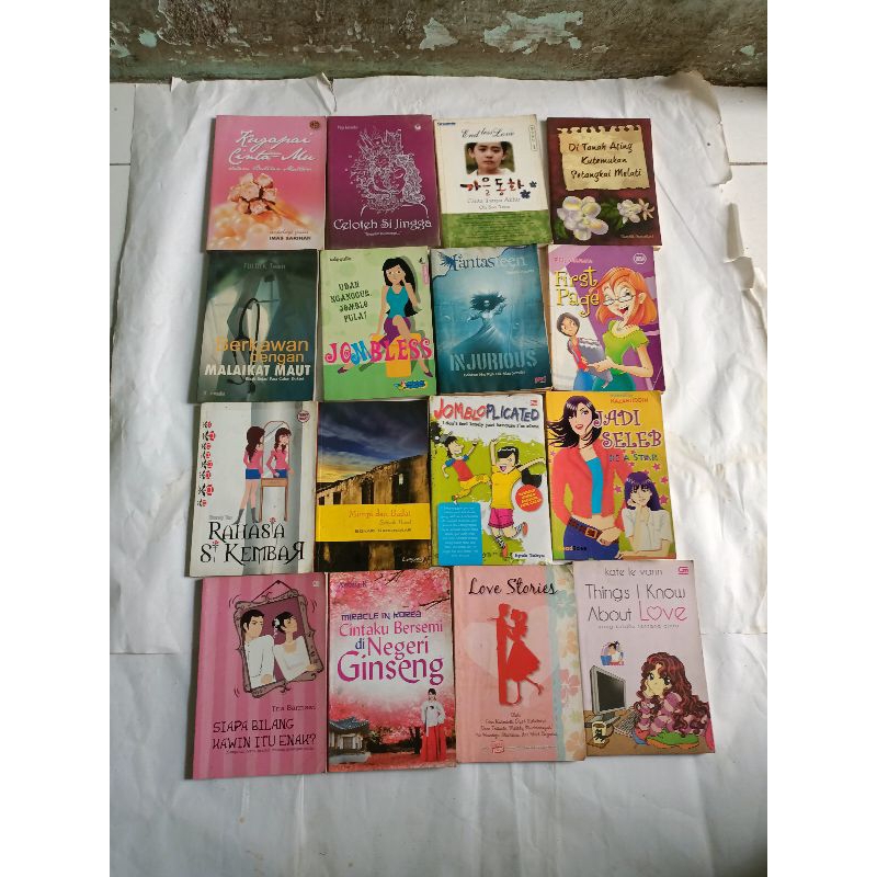 NOVEL KUGAPAI CINTA MU, CELOTEH SI JINGGA, CINTA TANPA AKHIR, DI TANAH ASING, BERKAWAN DENGAN, JADI 