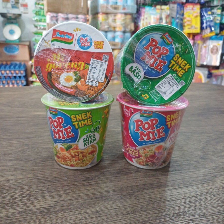 

Pop Mie Mini Mi Instan Cup Snek Time 38 Gr