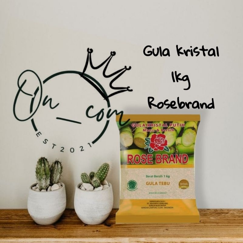 

Gula Kristal 1 kg ( Rose brand)