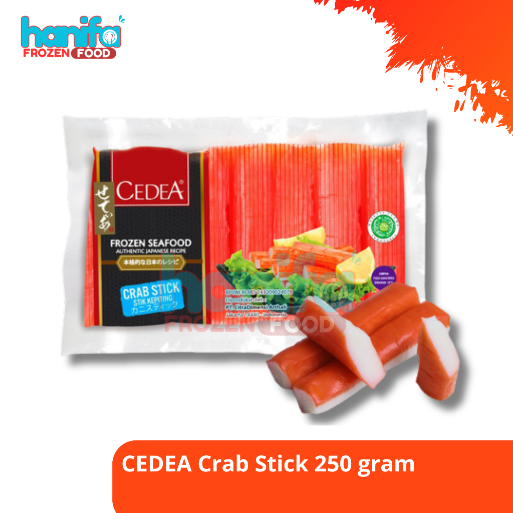 

CEDEA Crab Stick 250 gram makanan frozen enak murah dan bergizi
