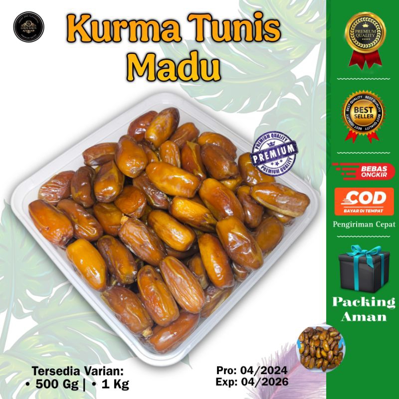 

KURMA TUNIS MADU FULL DISKON TERMURAH / Deglet Noor / Kurma Tunisia / Kurma Madu / Kurma Premium