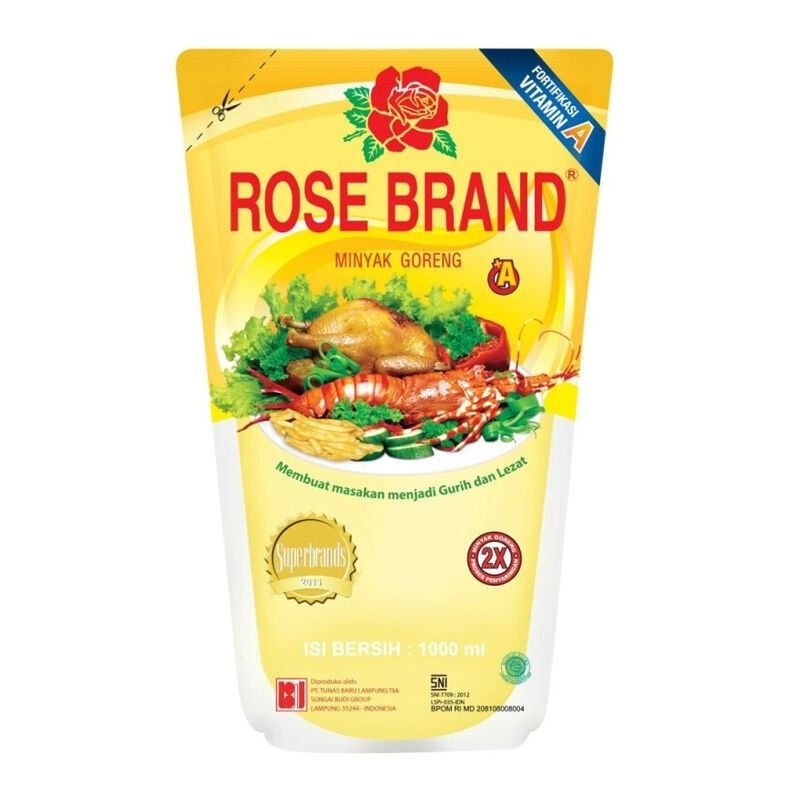 

Minyak Goreng Rose Brand 1 Liter Pouch