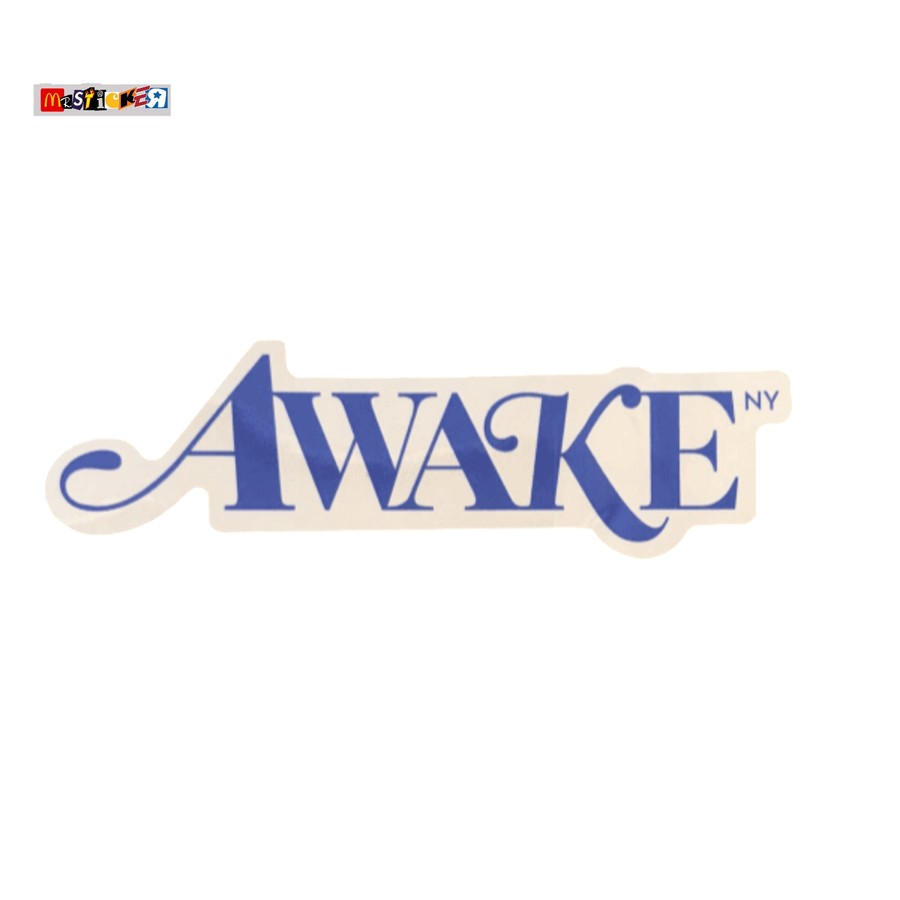 

sticker AWAKE NY logo diecut stiker