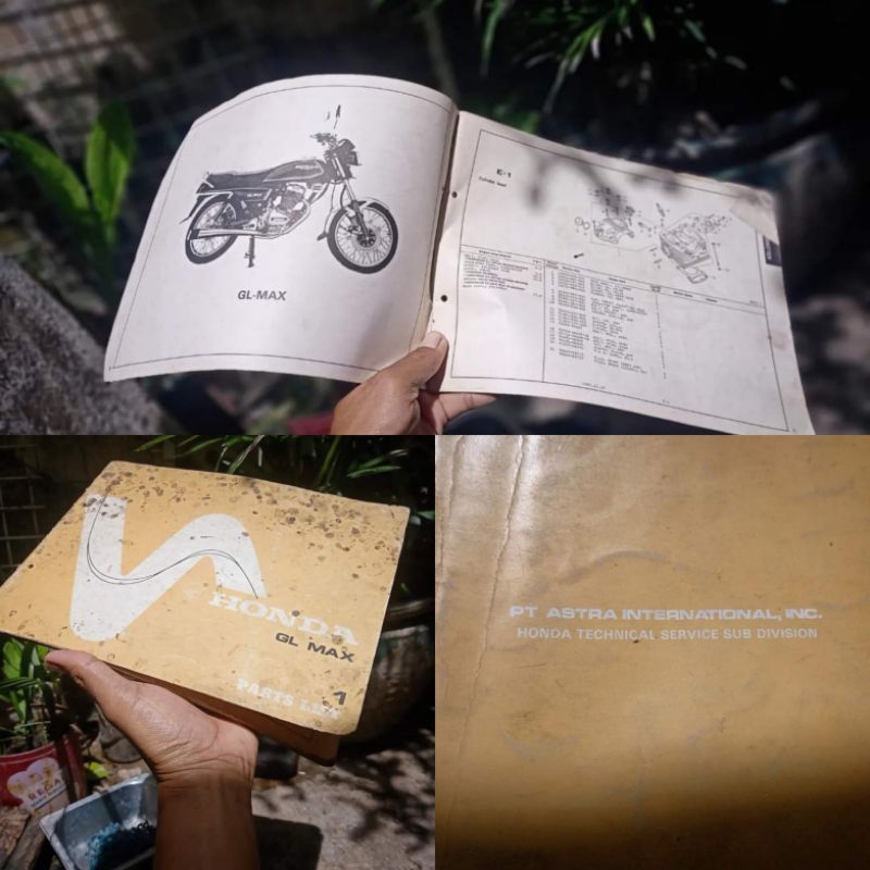 

buku panduan original Japan Honda glmax