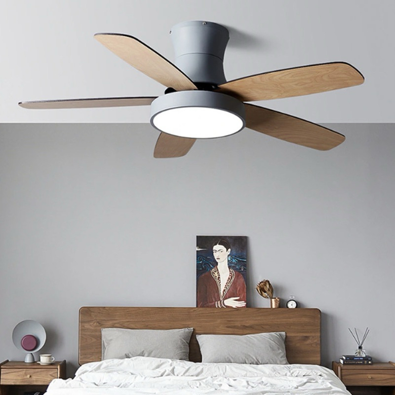 Kipas Angin Gantung Plafon Smart Ceiling Fan 42 Inch / 52 Inch 2 in 1 Lampu LED Light With Remote Wi