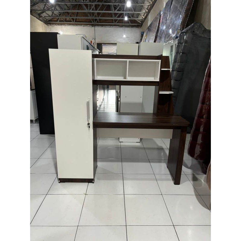 LEMARI + MEJA BELAJAR MINIMALIS