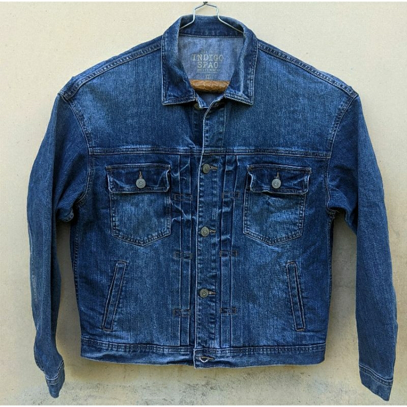 jaket denim type 2 spao indigo