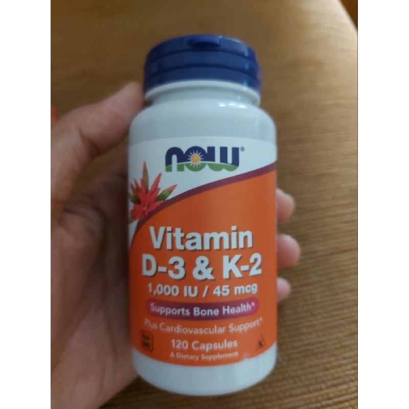 [NEW] NOW Vitamin D3 K2 1000iu