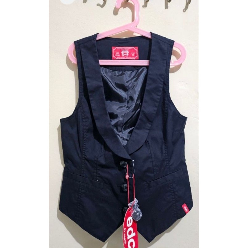 Edc Black Vest by Esprit