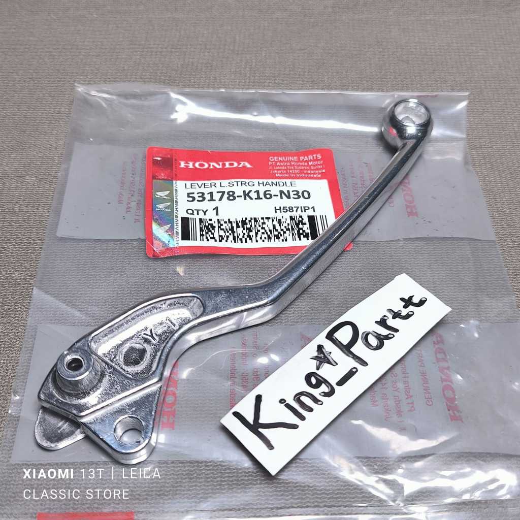 Handle Hendel rem Cakram kiri Lever L Steering Handle Rem Kiri Honda Scoopy K16 Original