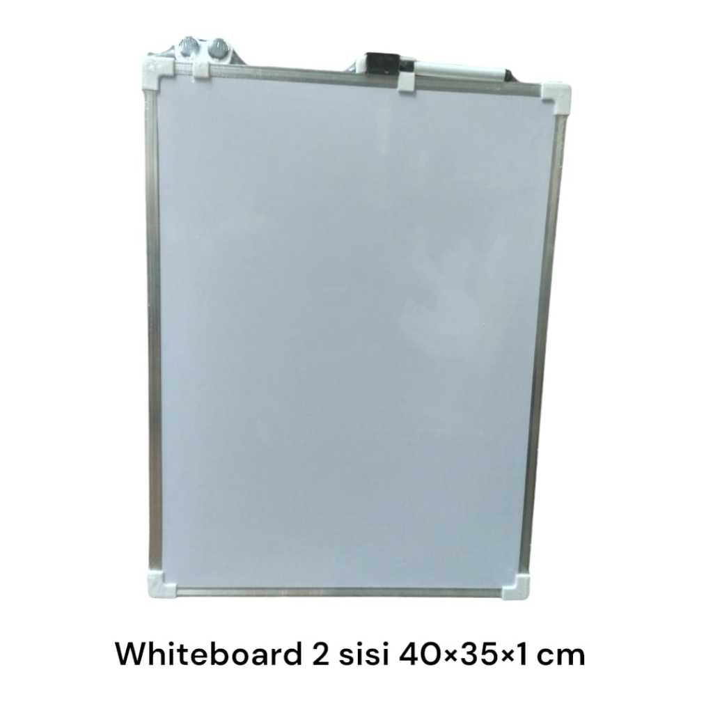 

Papan Tulis Magnetic Whiteboard Magnet 30 cm x 40 cm 2 sisi