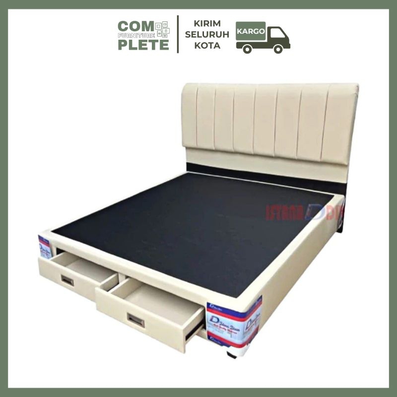 Divan Laci 160x200 / Dipan Slorokan No 2 Minimalis Murah Jakarta Bogor Depok Tangerang Bekasi Cirebo